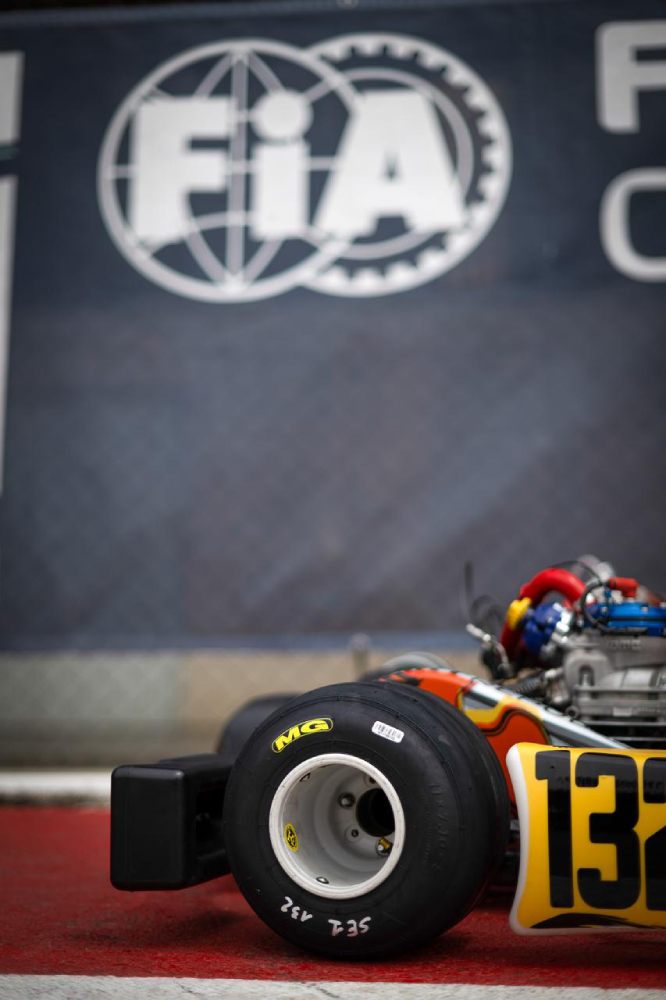 MG TIRES WILL BE AT THE TRACK AT THE FIA KARTING WORLD CUP IN ITALY NEXT WEEK