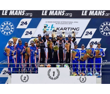 MG TIRES FUE EL PROVEEDOR DE NEUMÁTICOS EXCLUSIVO PARA LAS 24 HORAS DE KART LE MANS EN LA CATEGORÍA CIK / FIA